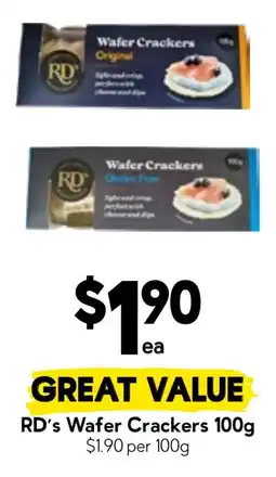 Drakes RD's Wafer Crackers offer