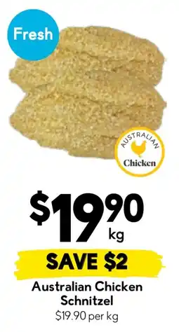 Drakes Australian Chicken Schnitzel offer