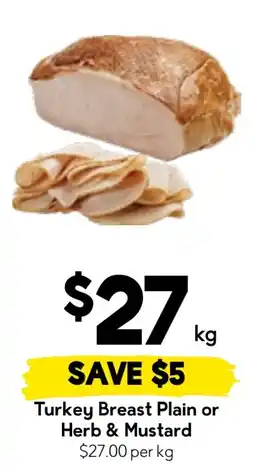 Drakes Turkey Breast Plain or Herb & Mustard offer