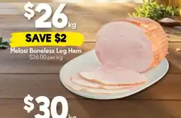 Drakes Melosi Boneless Leg Ham offer