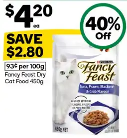 Woolworths Fancy Feast Dry Cat Food offer