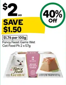 Woolworths Fancy Feast Gems Wet Cat Food offer