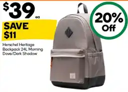 Woolworths Herschel Heritage Backpack offer