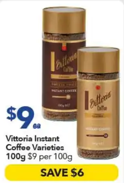Ritchies Vittoria Instant Coffee Varieties offer