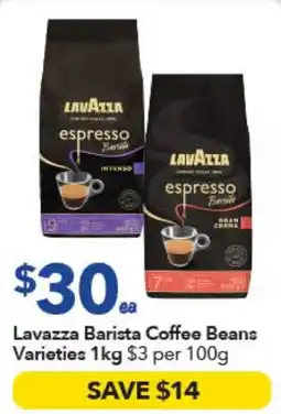 Ritchies Lavazza Barista Coffee Beans Varieties offer