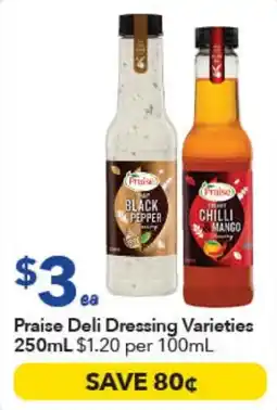Ritchies Praise Deli Dressing Varieties offer