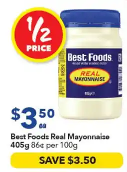 Ritchies Best Foods Real Mayonnaise offer