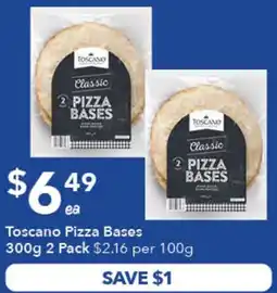 Ritchies Toscano Pizza Bases offer