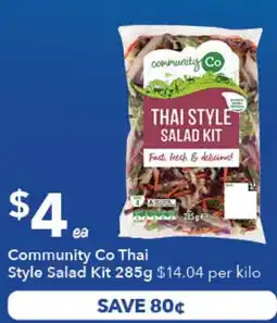 Ritchies Community Co Thai Style Salad Kit offer