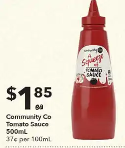 Ritchies Community Co Tomato Sauce offer
