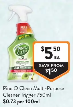 Foodworks Pine O Cleen Multi-Purpose Cleaner Trigger offer