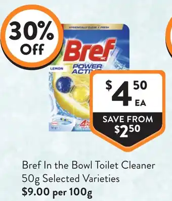 Bref In the Bowl Toilet Cleaner
