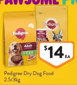 Foodworks Pedigree Dry Dog Food offer