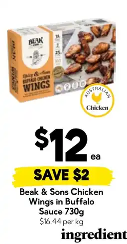 Drakes Beak & Sons Chicken Wings in Buffalo Sauce offer