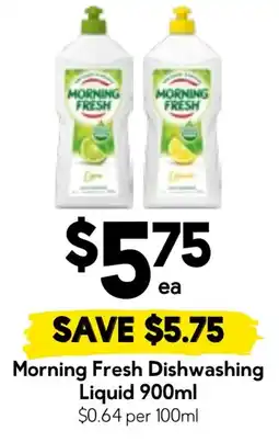 Drakes Morning Fresh Dishwashing Liquid offer
