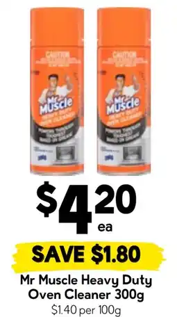 Drakes Mr Muscle Heavy Duty Oven Cleaner offer