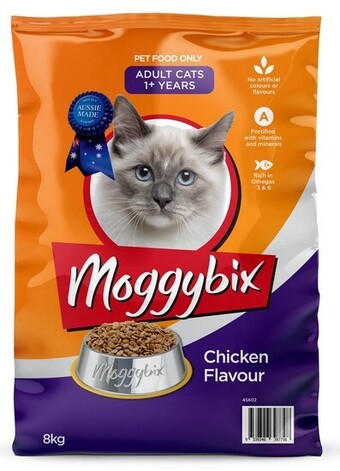 BIG W Moggybix Chicken Flavour 8kg offer