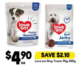 Drakes Love'em Dog Treats offer