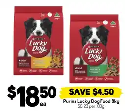 Drakes Purina Lucky Dog Food offer