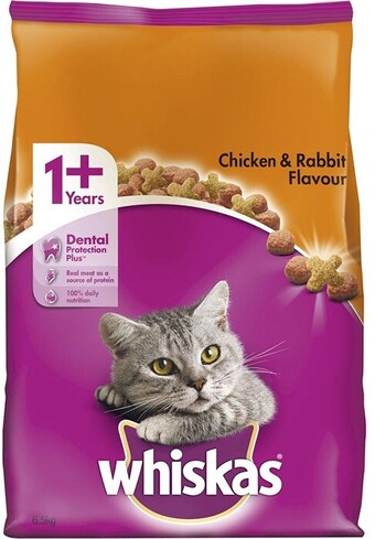 BIG W Whiskas Vita-Bites Cat Food 6.5kg - Chicken & Rabbit offer