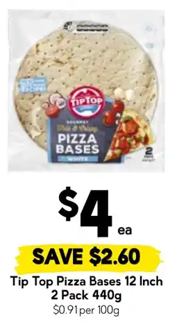 Drakes Tip Top Pizza Bases offer
