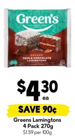 Drakes Greens Lamingtons offer
