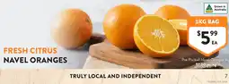 Foodworks Fresh Citrus Navel Oranges offer