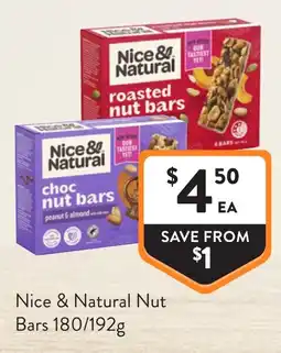 Foodworks Nice & Natural Nut Bars offer