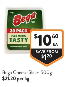 Foodworks Bega Cheese Slices offer
