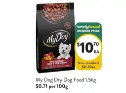 Foodworks My Dog Dry Dog Food offer