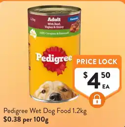 Foodworks Pedigree Wet Dog Food offer