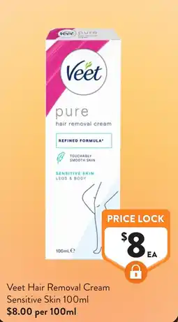 Foodworks Veet Hair Removal Cream Sensitive Skin offer