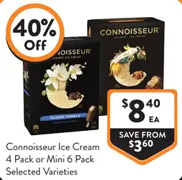 Foodworks Connoisseur Ice Cream offer