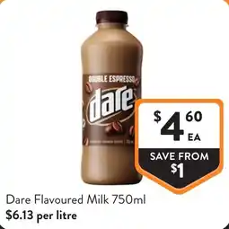 Foodworks Dare Flavoured Milk offer