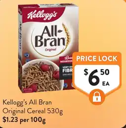 Foodworks Kellogg's All Bran Original Cereal offer