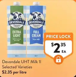 Foodworks Devondale UHT Milk offer