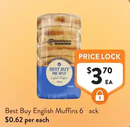 Foodworks Best Buy English Muffins offer