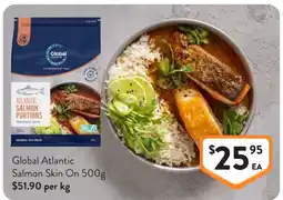 Foodworks Global Atlantic Salmon Skin On offer