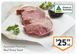 Foodworks Australian Premium Beef Rump Steak offer