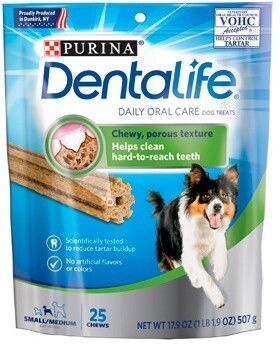 BIG W Purina Dentalife Daily Oral Care Small/Medium Dog Treats 507g offer