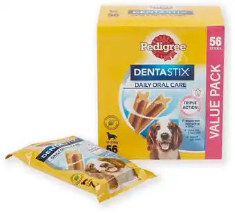 BIG W Pedigree Dentastix 56 Pack - Medium Breeds offer