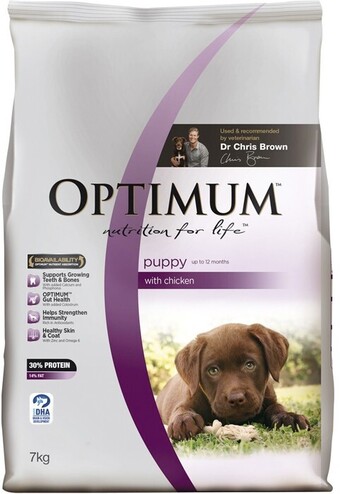 Optimum Puppy Food 7kg - Chicken