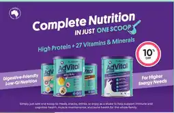 Healthy Life AdVital Complete Nutrition offer