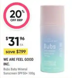 Healthy Life Bubs Baby Mineral Sunscreen SPF50+ offer