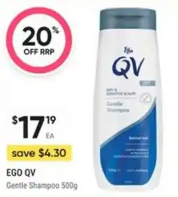 Healthy Life EGO QV Gentle Shampoo offer