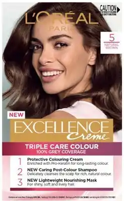 BIG W L&#039;Oreal Paris Excellence Creme - 5 Natural Brown offer