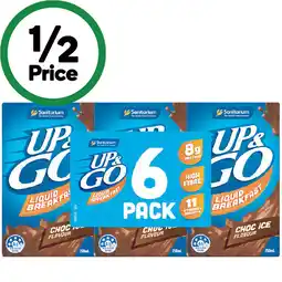 Woolworths Sanitarium UP&GO Liquid Breakfast offer