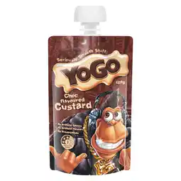 Woolworths Yogo Choc Flavoured Custard Pouch offer