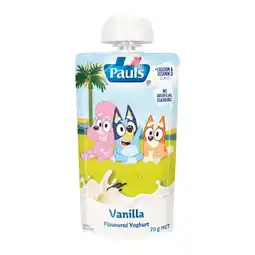 Woolworths Pauls Kids Yoghurt Pouch offer