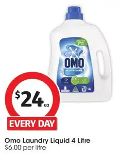 Coles Omo Laundry Liquid offer